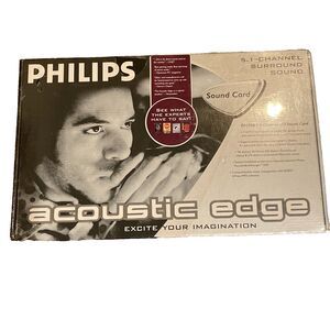 Philips Acoustic Edge PSC706 5.1 Channel PCI Sound Card SEALED
